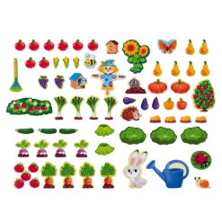 Janod Jeux Éducatifs Magnétiques*Jardin magnétique (bois)