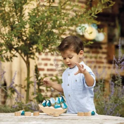 Janod Jeux D'Équilibre|Jeux Éducatifs Primaire*Jeu Basculo Manchots en bois - Partenariat WWF®