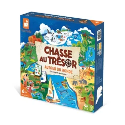 Janod Jeux De Rapidité & De Stratégie|Jeux Éducatifs Primaire*Jeu Chasse au Trésor Autour du Monde