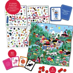 Janod Jeux Éducatifs Maternelle*Jeu Cherche et Trouve les Couleurs