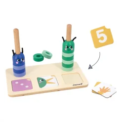 Janod Jeux Éducatifs Maternelle|Jeux Éducatifs Chiffres & Lettres*Jeu Composition et Comparaison des nombres