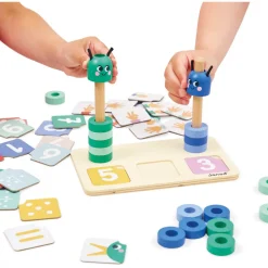 Janod Jeux Éducatifs Maternelle|Jeux Éducatifs Chiffres & Lettres*Jeu Composition et Comparaison des nombres
