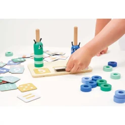 Janod Jeux Éducatifs Maternelle|Jeux Éducatifs Chiffres & Lettres*Jeu Composition et Comparaison des nombres