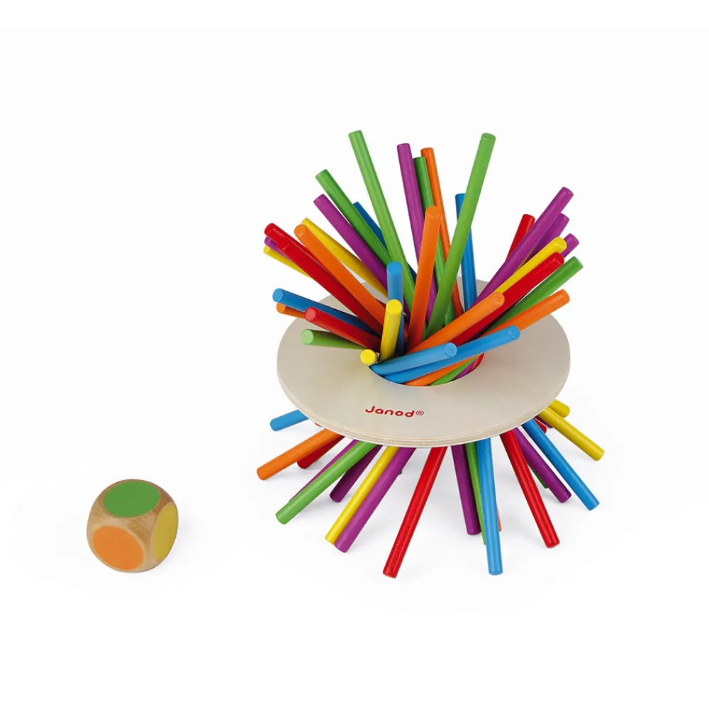 Janod Jeux D'Équilibre*Jeu d'Adresse - Crazy Sticks (bois)