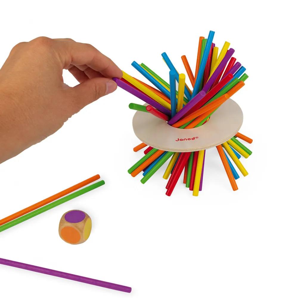 Janod Jeux D'Équilibre*Jeu d'Adresse - Crazy Sticks (bois)