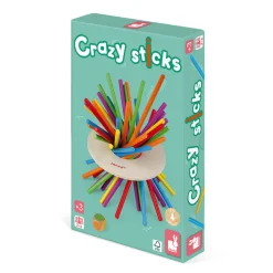 Janod Jeux D'Équilibre*Jeu d'Adresse - Crazy Sticks (bois)