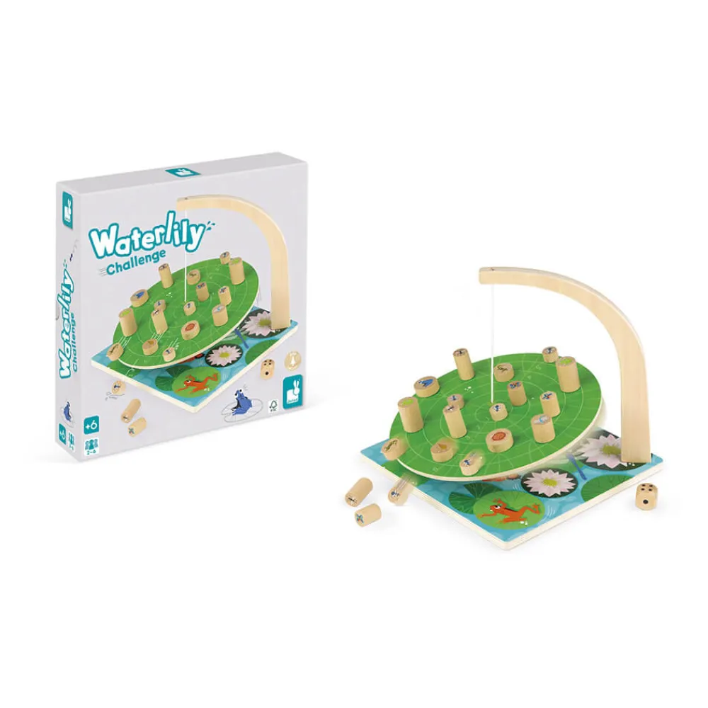 Janod Jeux D'Équilibre*Jeu d'Adresse - Waterlily Challenge (bois)