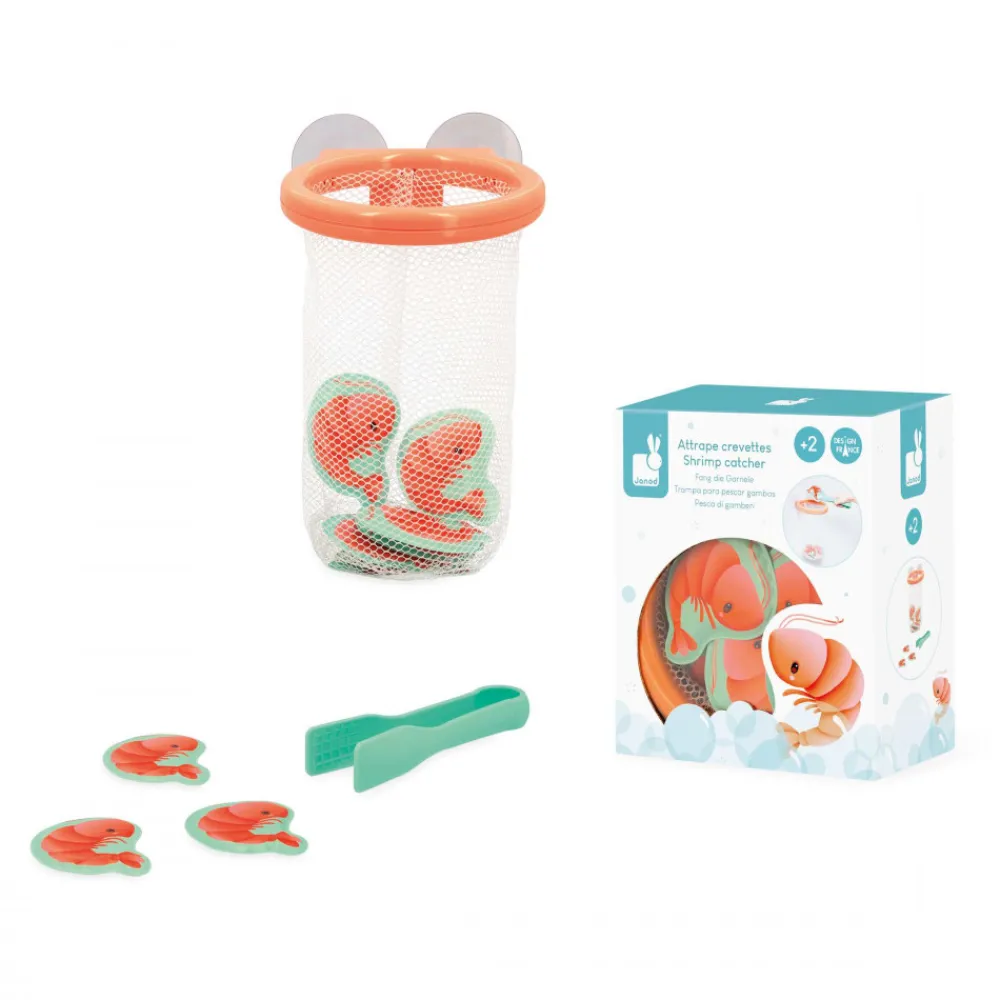 Janod Coloriages & Jeux De Pêche À La Ligne*Jeu de Bain Attrape-Crevettes