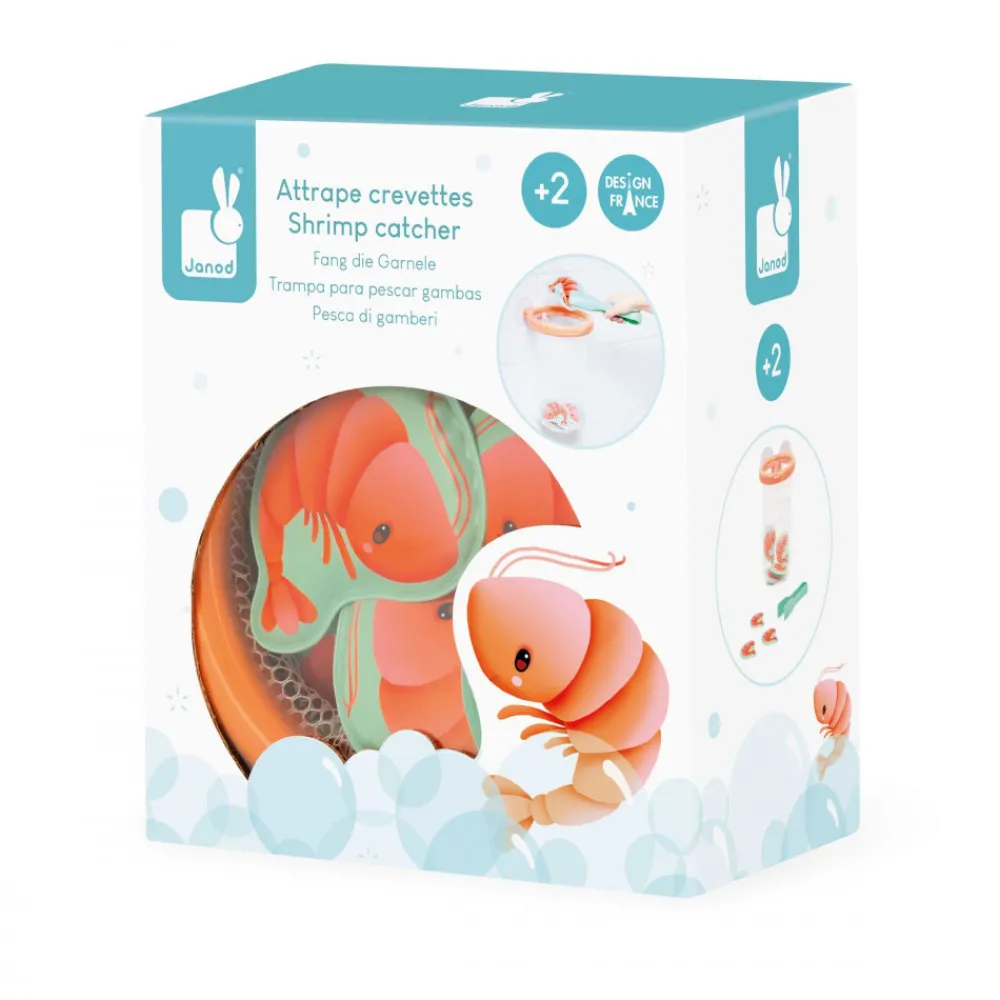 Janod Coloriages & Jeux De Pêche À La Ligne*Jeu de Bain Attrape-Crevettes