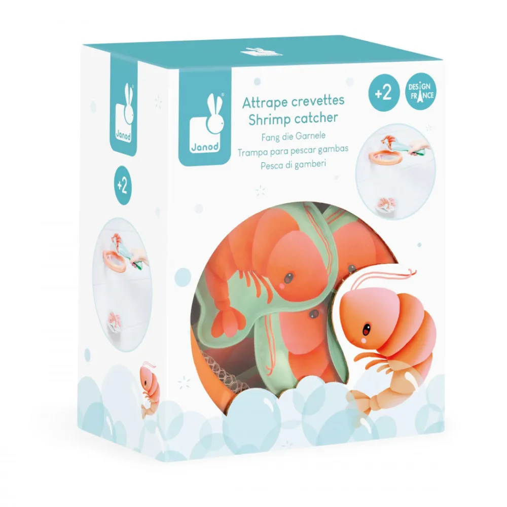 Janod Coloriages & Jeux De Pêche À La Ligne*Jeu de Bain Attrape-Crevettes