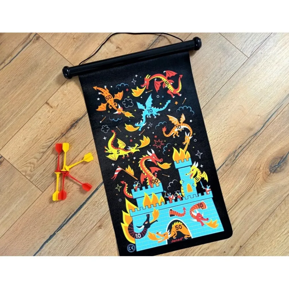 Janod Jeux De Lancer*Jeu de fléchettes magnétiques Dragons