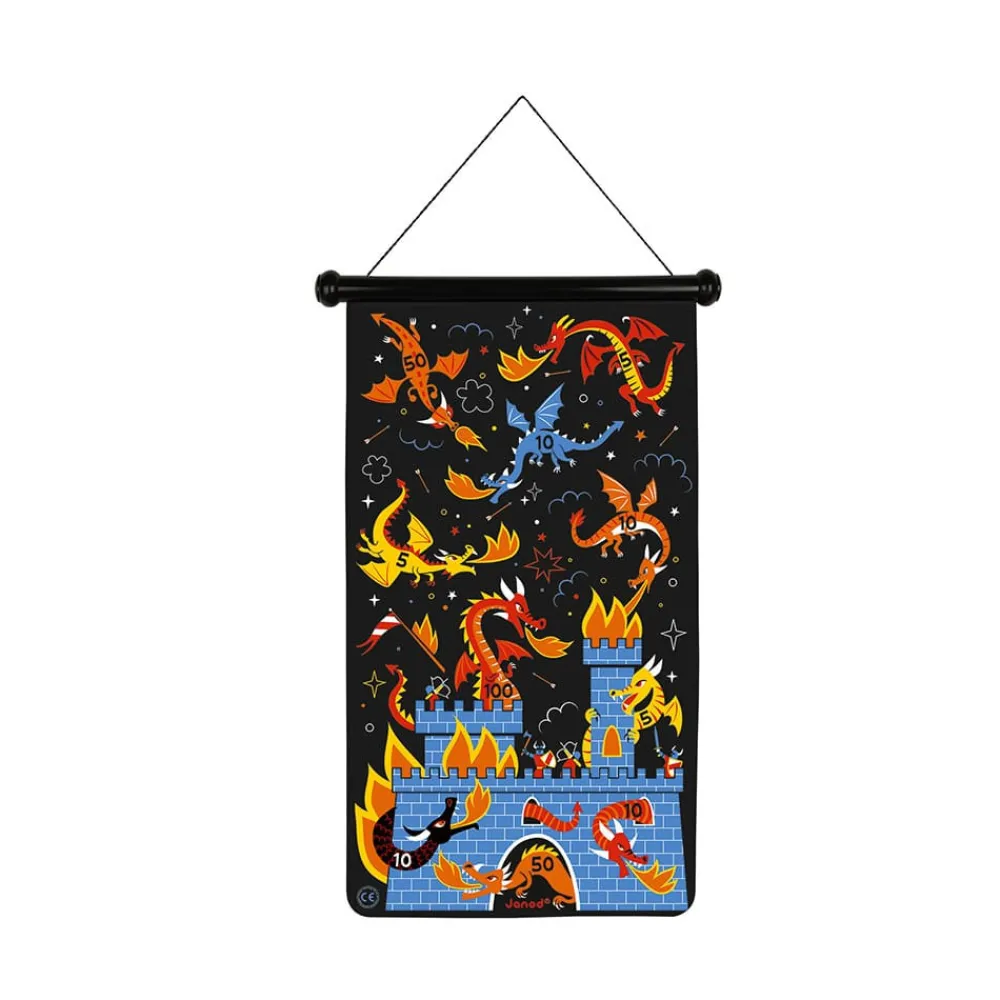Janod Jeux De Lancer*Jeu de fléchettes magnétiques Dragons