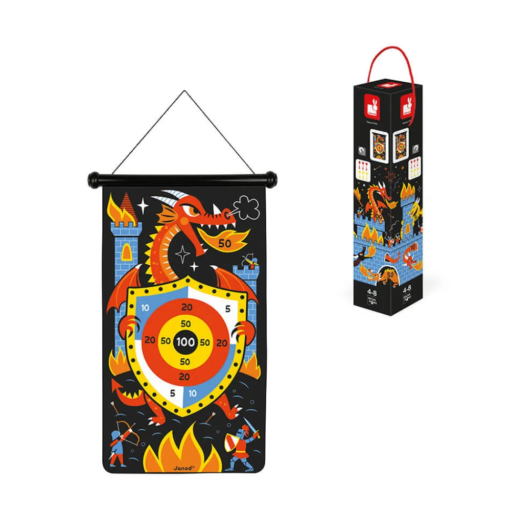 Janod Jeux De Lancer*Jeu de fléchettes magnétiques Dragons