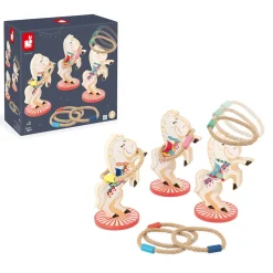 Janod Jeux De Lancer*Jeu de Lancer d'Anneaux Chevaux Applepop