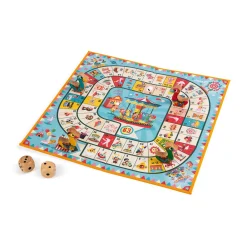 Janod Jeux De Parcours*Jeu de l'oie carrousel (bois et carton)
