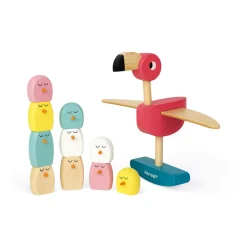 Janod Jeux D'Équilibre*Jeu d'équilibre flamant rose (bois)
