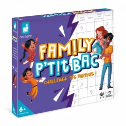 Janod Jeux De Rapidité & De Stratégie|Jeux Éducatifs Primaire*Jeu Family P'tit Bac - Challenge tes Parents