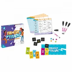 Janod Jeux De Rapidité & De Stratégie|Jeux Éducatifs Primaire*Jeu Family P'tit Bac - Challenge tes Parents