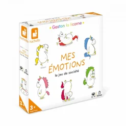 Janod Jeux De Rapidité & De Stratégie|Jeux De Parcours*Jeu Gaston la Licorne - Mes Emotions