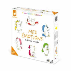 Janod Jeux De Rapidité & De Stratégie|Jeux De Parcours*Jeu Gaston la Licorne - Mes Emotions