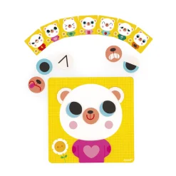 Janod Jeux Éducatifs Maternelle|Jeux Éducatifs Magnétiques*Jeu Magnétique - L'Ours des Émotions