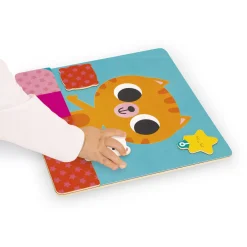 Janod Jeux Éducatifs Maternelle|Jeux Éducatifs Magnétiques*Jeu Magnétique - Petit Chat des Rituels