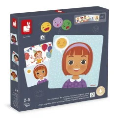 Janod Jeux Éducatifs Primaire|Jeux Éducatifs Maternelle*Jeu Magnétique des Émotions