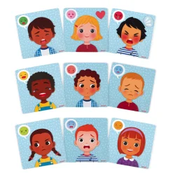 Janod Jeux Éducatifs Primaire|Jeux Éducatifs Maternelle*Jeu Magnétique des Émotions