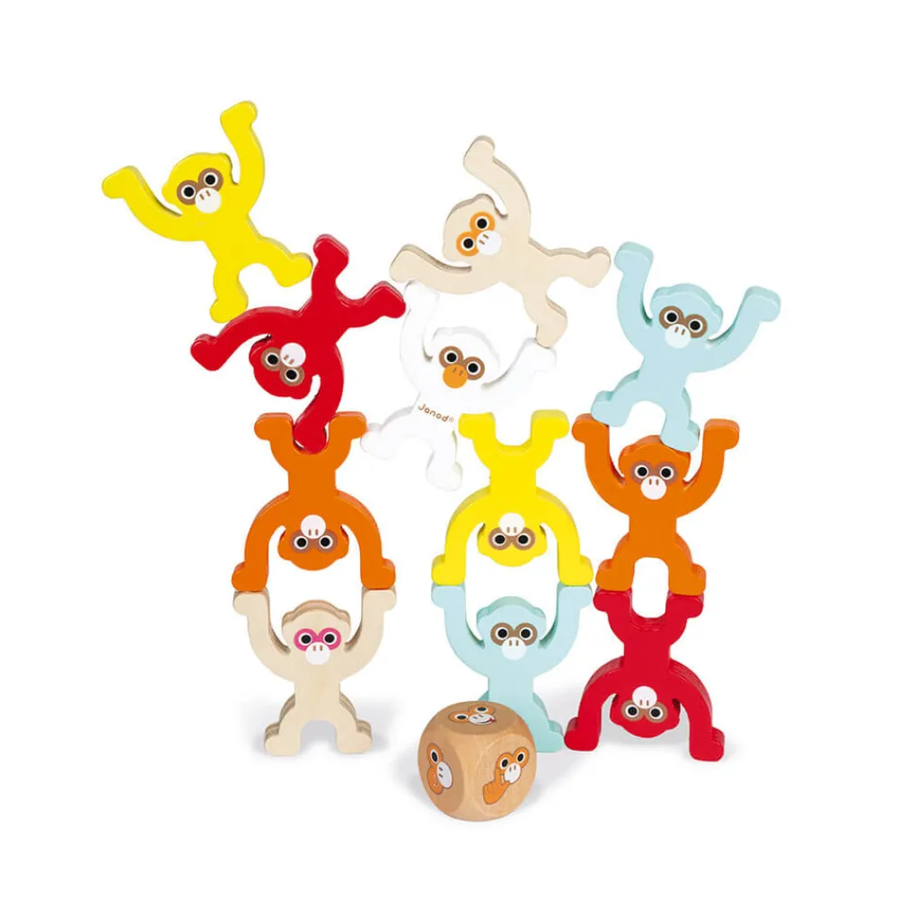 Janod Jeux D'Équilibre*Jeu Monkey Pyramid