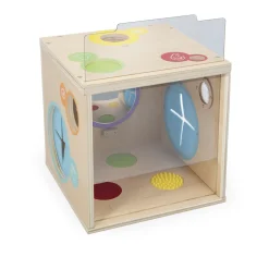 Janod Cubes & Pyramides|Manipulation & Encastrement*Jeu Sensoriel - Boîte Sensorielle