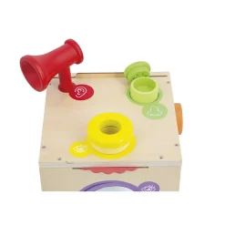 Janod Cubes & Pyramides|Manipulation & Encastrement*Jeu Sensoriel - Boîte Sensorielle