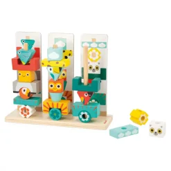 Janod Jeux De Mémoire & D'Associations|Jeux Éducatifs Maternelle*Jeu Totem Tropik