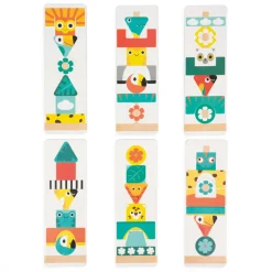 Janod Jeux De Mémoire & D'Associations|Jeux Éducatifs Maternelle*Jeu Totem Tropik
