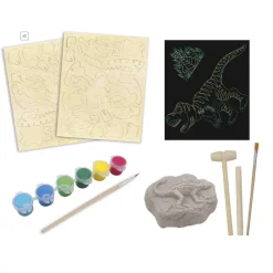 Janod Créations 3D|Cartes À Gratter*Jurassic Explorer - Mallette Explorateur