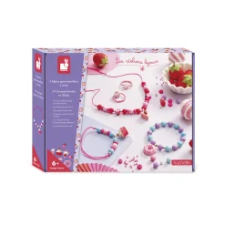 Janod Collection "Les Ateliers Bijoux" & Les Perles*Kit Créatif - 5 Bijoux Gourmandises à Créer