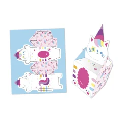 Janod Créations 3D|Collection "Les Ateliers Du Calme"*Kit Créatif - 12 Boîtes en Papier Kawaii à Créer