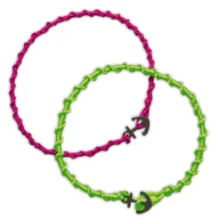 Janod Collection "Les Ateliers Bijoux" & Les Perles*Kit Créatif - 7 Bracelets Brésiliens Fluo à Créer