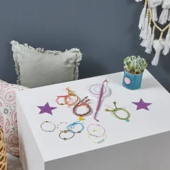 Janod Collection "Les Ateliers Bijoux" & Les Perles*Kit Créatif - 13 Bracelets de l'Amitié à Créer