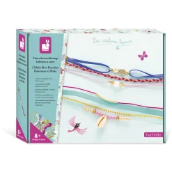Janod Collection "Les Ateliers Bijoux" & Les Perles*Kit Créatif - 2 Bracelets Multirangs Bohèmes