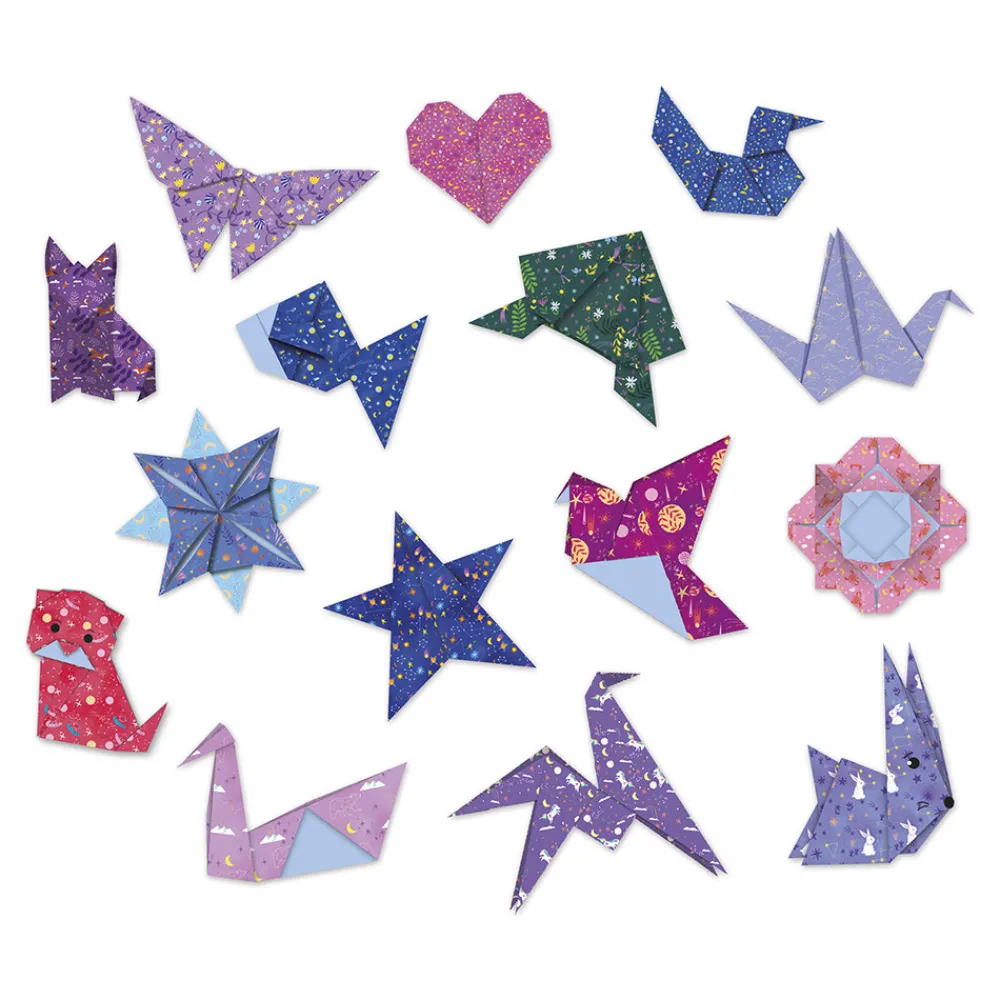 Janod Créations 3D|Collection "Les Ateliers Du Calme"*Kit Créatif - 200 Origamis Constellations