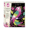 Janod Créations 3D|Crochet, Tricot & Laçage*Kit Créatif - Coffret 2 Tableaux Fils Tendus Animaux de la Jungle à Créer