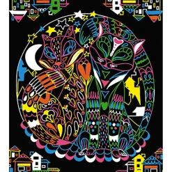 Janod Créations 3D|Peinture Par Numéro & Coloriage*Kit Créatif - Coffret Multi-Activités 17 Réalisations Animaux