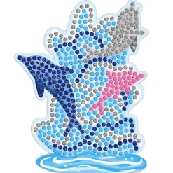 Janod Mosaïques & Gommettes|Collection "Les Ateliers Du Calme"*Kit Créatif - Mosaïques Dauphins et Sirènes
