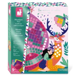 Janod Mosaïques & Gommettes|Collection "Les Ateliers Du Calme"*Kit Créatif - Mosaïques Fées