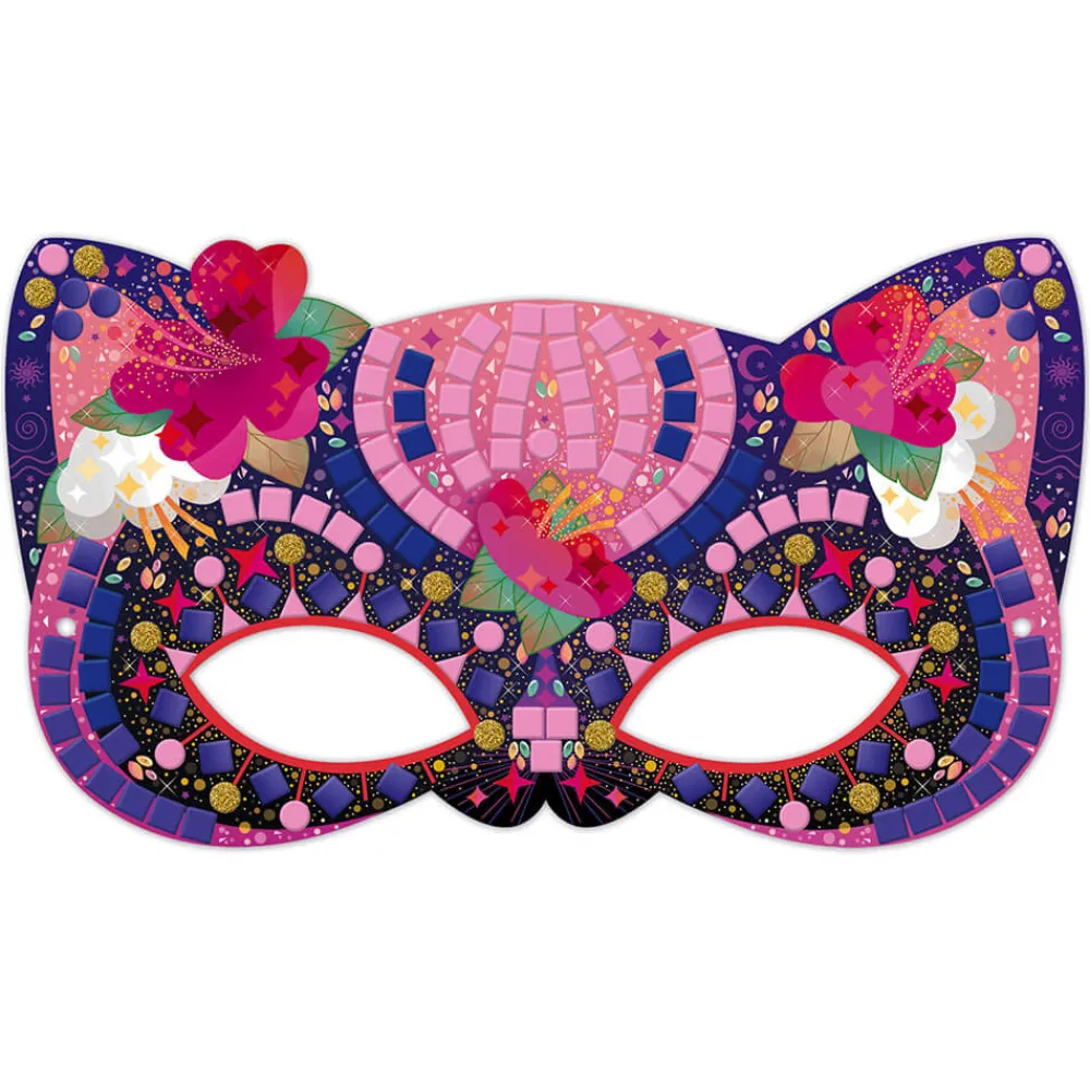 Janod Mosaïques & Gommettes|Collection "Les Ateliers Du Calme"*Kit Créatif - Mosaïques Masques
