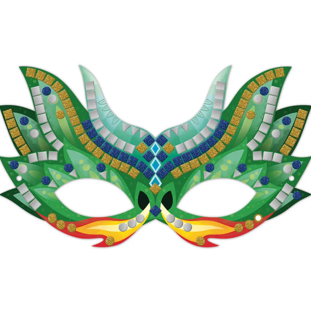Janod Mosaïques & Gommettes|Collection "Les Ateliers Du Calme"*Kit Créatif - Mosaïques Masques
