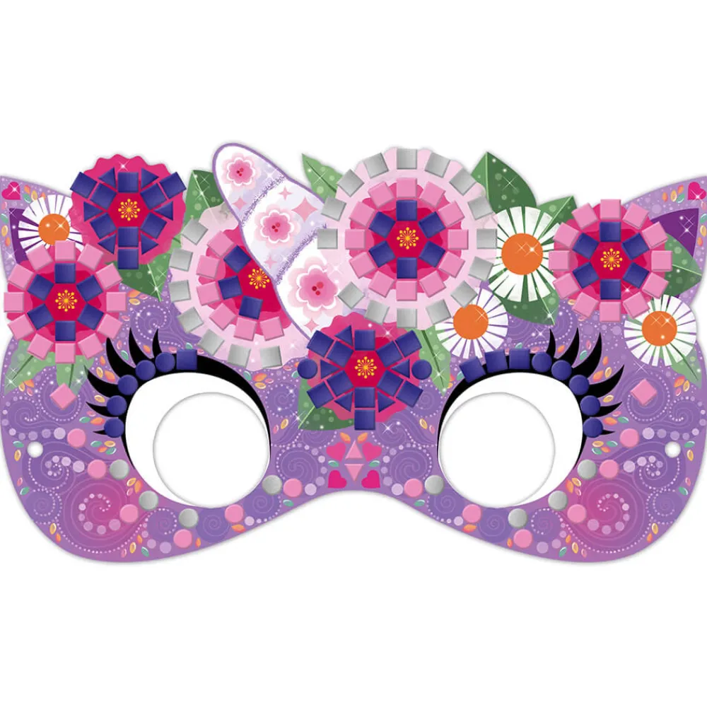 Janod Mosaïques & Gommettes|Collection "Les Ateliers Du Calme"*Kit Créatif - Mosaïques Masques