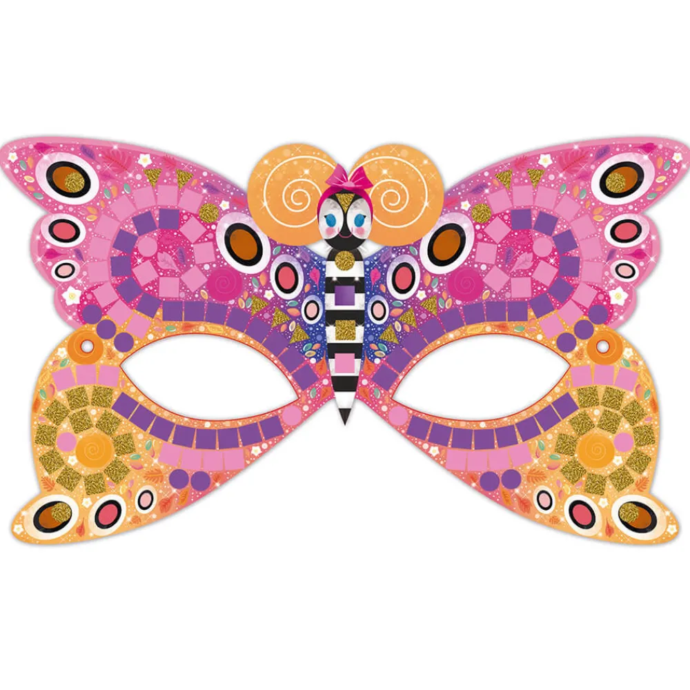 Janod Mosaïques & Gommettes|Collection "Les Ateliers Du Calme"*Kit Créatif - Mosaïques Masques