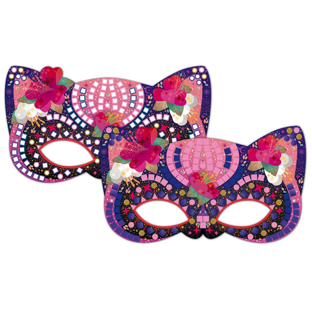 Janod Mosaïques & Gommettes|Collection "Les Ateliers Du Calme"*Kit Créatif - Mosaïques Masques