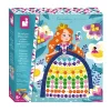 Janod Mosaïques & Gommettes|Collection "Les Ateliers Du Calme"*Kit Créatif - Mosaïques Princesses et Fées